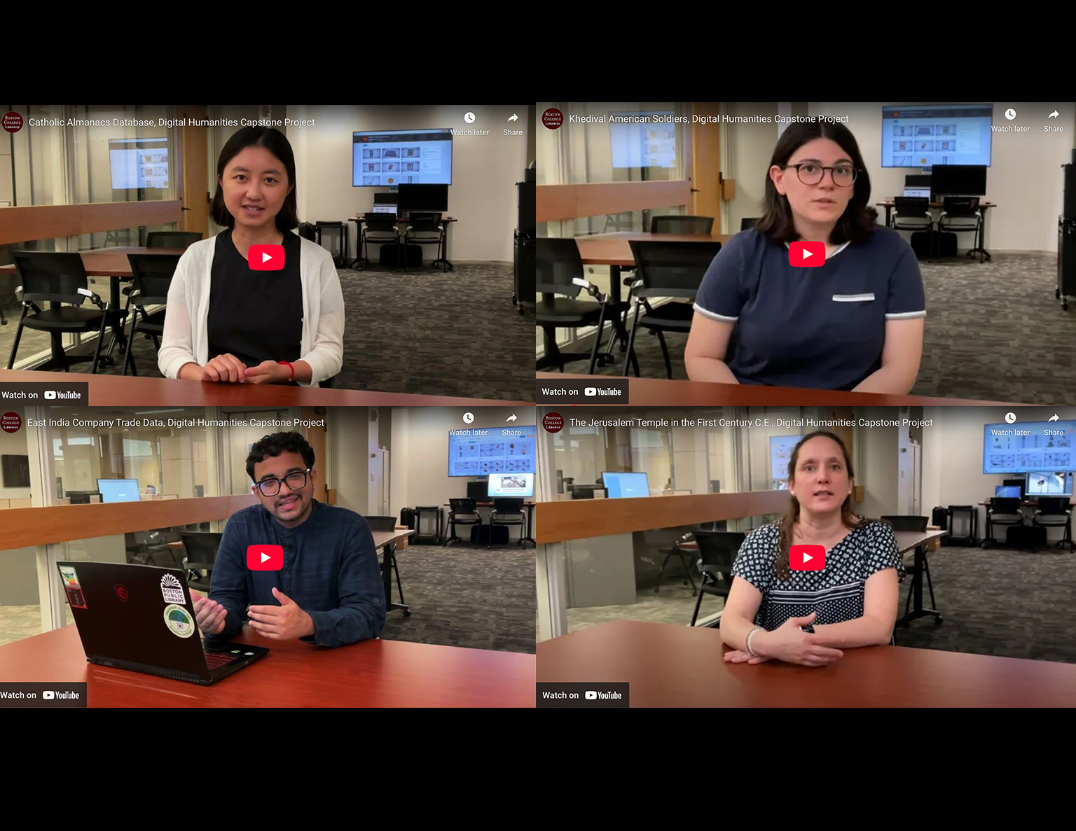 Digital Humanities Capstone Students Share About Their Projects